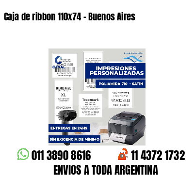 Caja de ribbon 110x74 - Buenos Aires