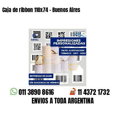 Caja de ribbon 110x74 - Buenos Aires