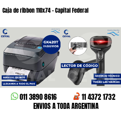 Caja de ribbon 110x74 - Capital Federal