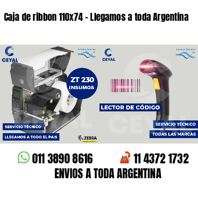 Caja de ribbon 110x74 - Llegamos a toda Argentina