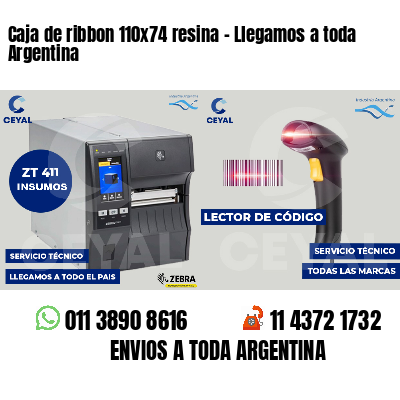 Caja de ribbon 110x74 resina - Llegamos a toda Argentina