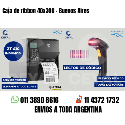 Caja de ribbon 40x300 - Buenos Aires