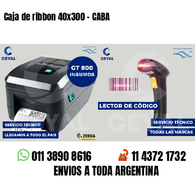 Caja de ribbon 40x300 - CABA