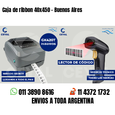 Caja de ribbon 40x450 - Buenos Aires