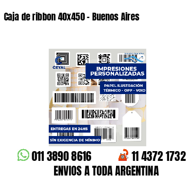 Caja de ribbon 40x450 - Buenos Aires