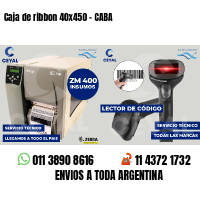 Caja de ribbon 40x450 - CABA