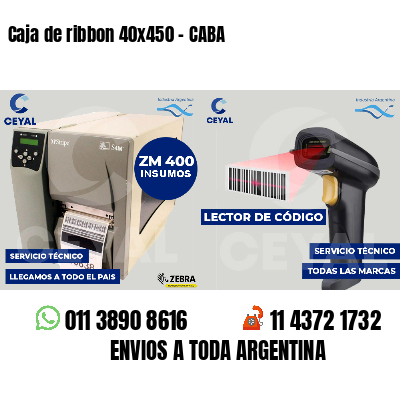 Caja de ribbon 40x450 - CABA