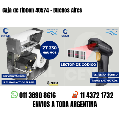 Caja de ribbon 40x74 - Buenos Aires