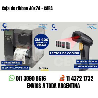 Caja de ribbon 40x74 - CABA