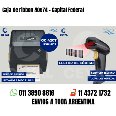 Caja de ribbon 40x74 - Capital Federal