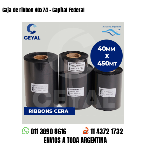 Caja de ribbon 40x74 - Capital Federal