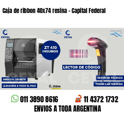 Caja de ribbon 40x74 resina - Capital Federal