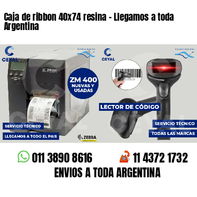 Caja de ribbon 40x74 resina - Llegamos a toda Argentina