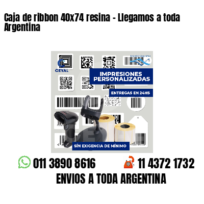 Caja de ribbon 40x74 resina - Llegamos a toda Argentina