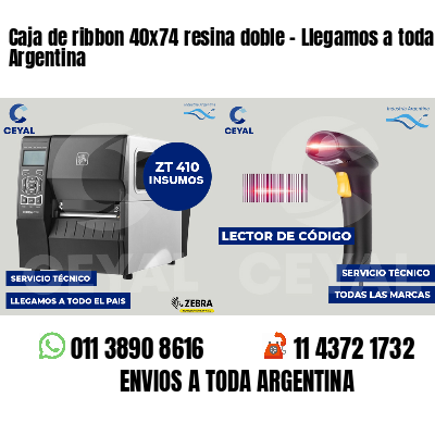 Caja de ribbon 40x74 resina doble - Llegamos a toda Argentina