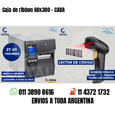 Caja de ribbon 60x300 - CABA