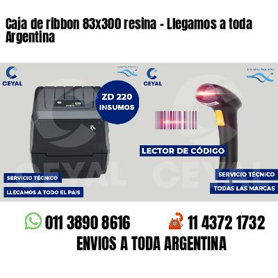 Caja de ribbon 83x300 resina - Llegamos a toda Argentina