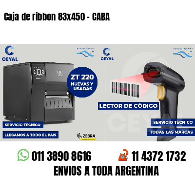 Caja de ribbon 83x450 - CABA