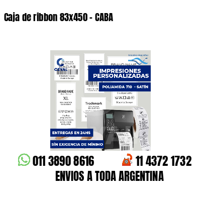 Caja de ribbon 83x450 - CABA