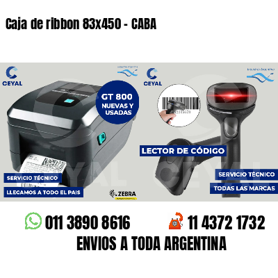 Caja de ribbon 83x450 - CABA