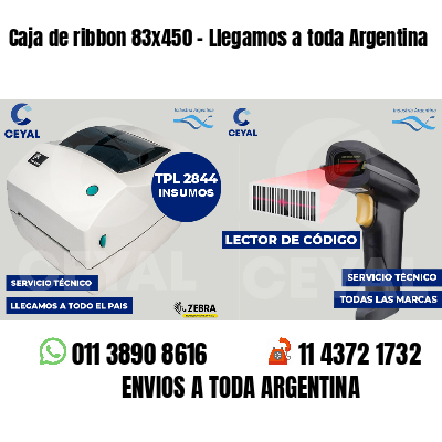 Caja de ribbon 83x450 - Llegamos a toda Argentina