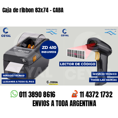 Caja de ribbon 83x74 - CABA