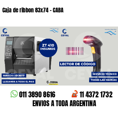 Caja de ribbon 83x74 - CABA