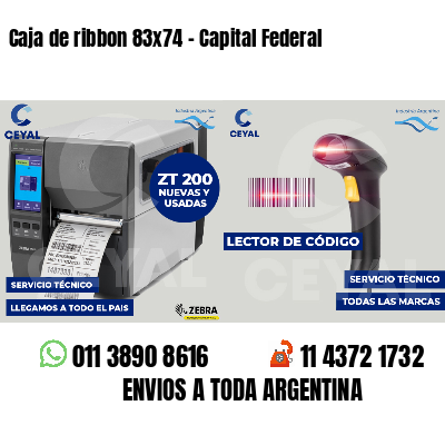 Caja de ribbon 83x74 - Capital Federal