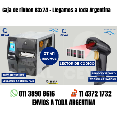 Caja de ribbon 83x74 - Llegamos a toda Argentina