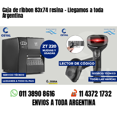 Caja de ribbon 83x74 resina - Llegamos a toda Argentina