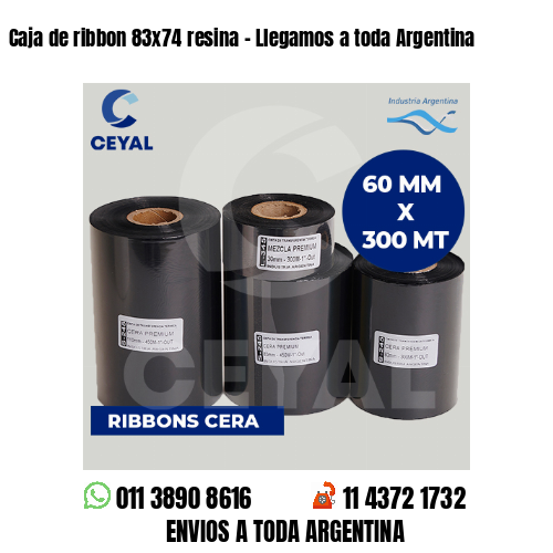 Caja de ribbon 83×74 resina – Llegamos a toda Argentina