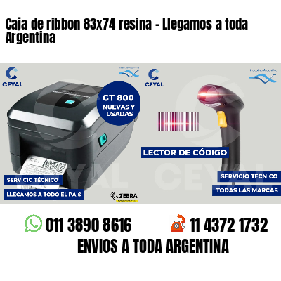 Caja de ribbon 83x74 resina - Llegamos a toda Argentina