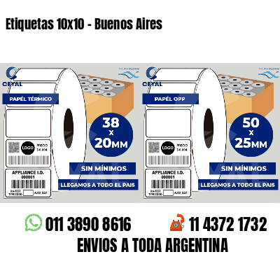 Etiquetas 10x10 - Buenos Aires