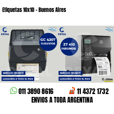 Etiquetas 10x10 - Buenos Aires