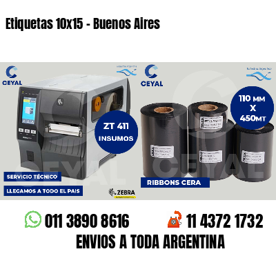 Etiquetas 10x15 - Buenos Aires