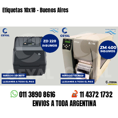 Etiquetas 10x18 - Buenos Aires