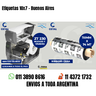 Etiquetas 10x7 - Buenos Aires