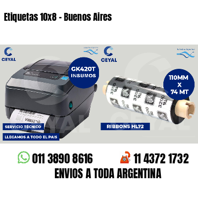 Etiquetas 10x8 - Buenos Aires