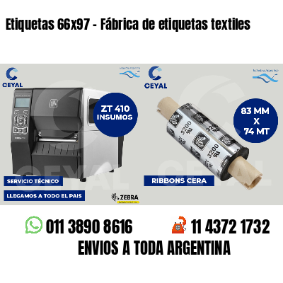 Etiquetas 66x97 - Fábrica de etiquetas textiles