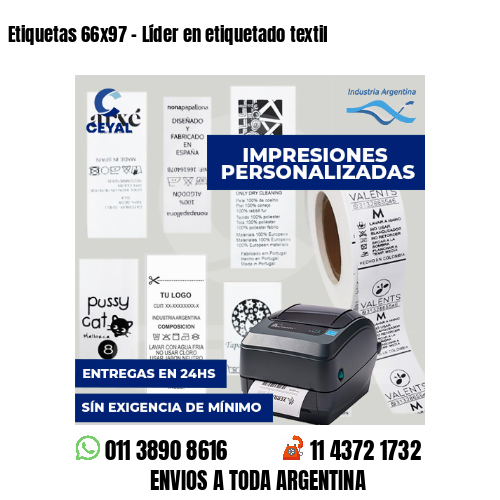 Etiquetas 66x97 - Líder en etiquetado textil