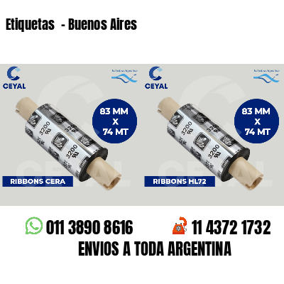 Etiquetas  - Buenos Aires