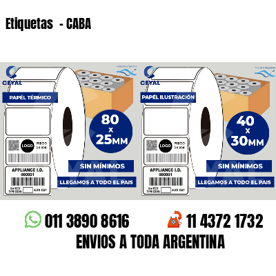 Etiquetas  - CABA