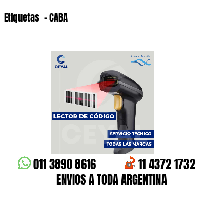 Etiquetas  - CABA