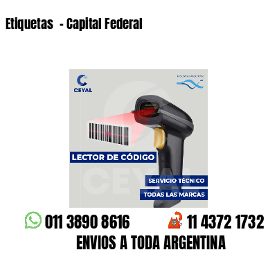 Etiquetas  - Capital Federal