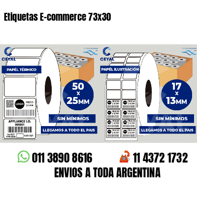 Etiquetas E-commerce 73x30