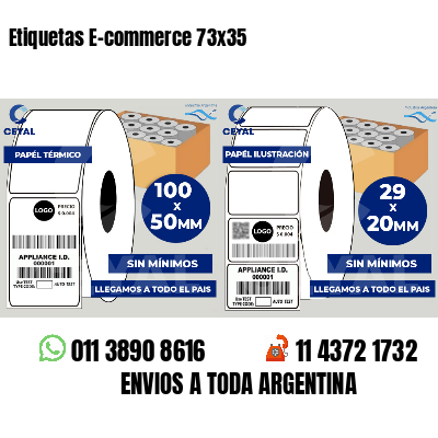 Etiquetas E-commerce 73x35