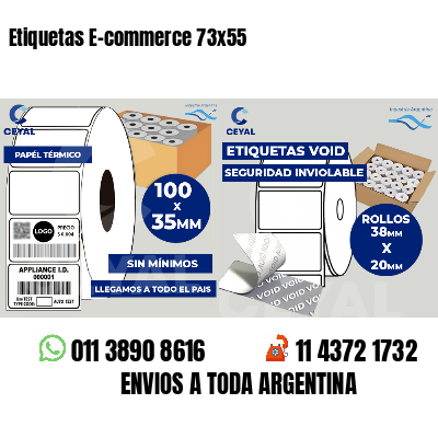 Etiquetas E-commerce 73x55