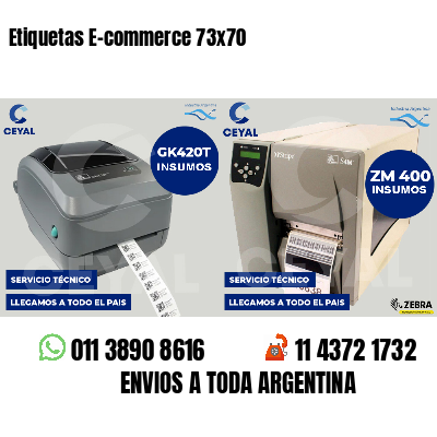 Etiquetas E-commerce 73x70