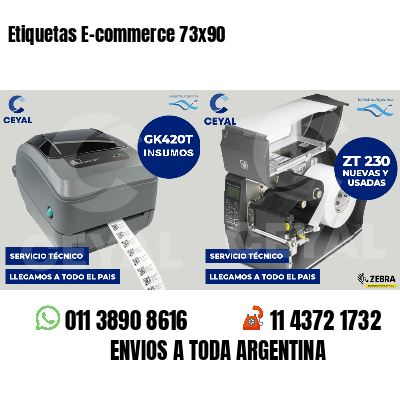 Etiquetas E-commerce 73x90