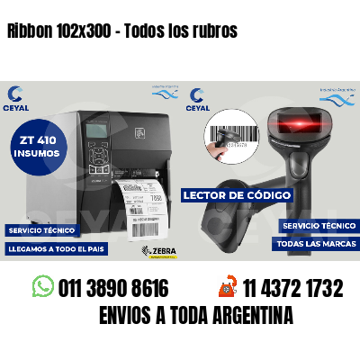 Ribbon 102x300 - Todos los rubros